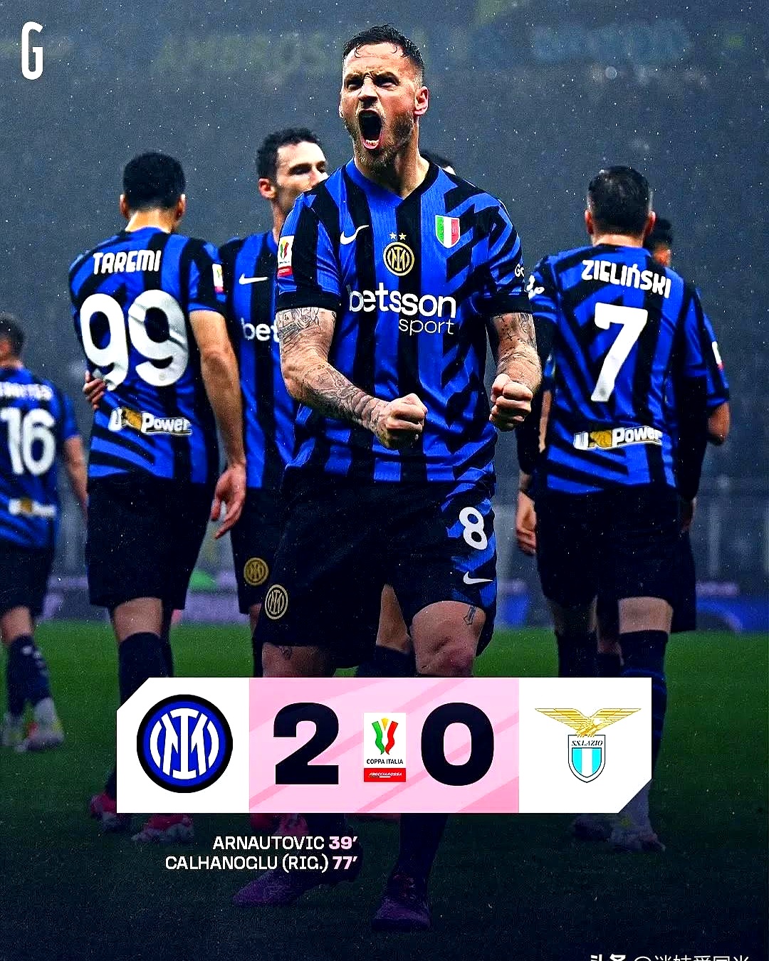 包含意大利杯：热那亚淘汰拉齐奥，晋级16强的词条